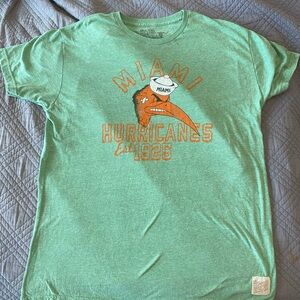 Green Miami Hurricanes T-Shirt